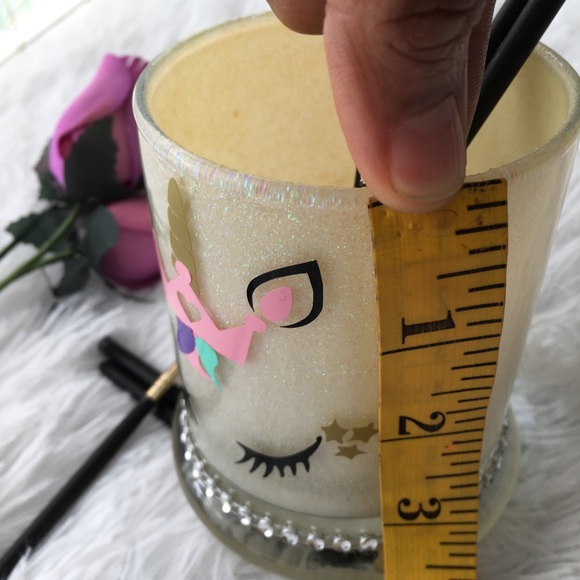 1 pc Unicornio 🦄 Holder Brushes Glitter Makeup 💄 - Picture 3 of 8